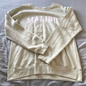 Pacific & Co Light Green Malibu Crewneck